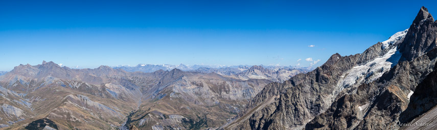   Vue depuis le glacier de La Grave