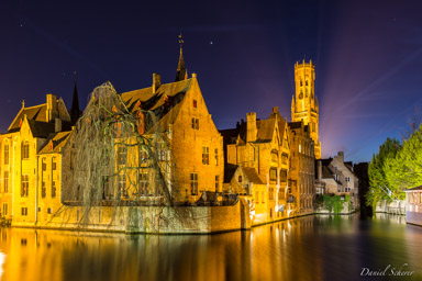 Bruges by night  