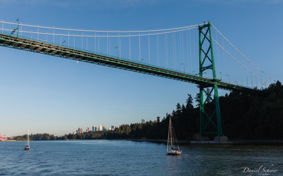 Lions Gate Bridge  Vancouver BC