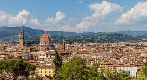 Palazzo Pitti  vue sur Forence