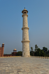 minaret du Taj Mahal