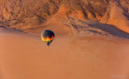 Sossusvlei vol en montgolfière