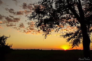   coucher du soleil