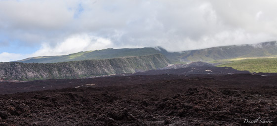 le volcan   coulée de 2007