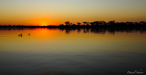   coucher du soleil