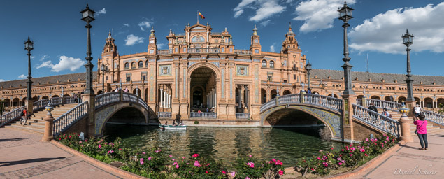 Panorama de la Plaza de España  