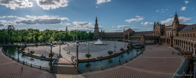 Panorama de la Plaza de España  