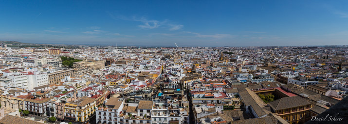 Panorama de Seville depuis la Giralda  