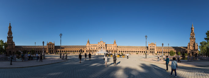 Panorama de la Plaza de España  