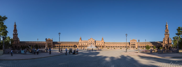 Panorama de la Plaza de España  